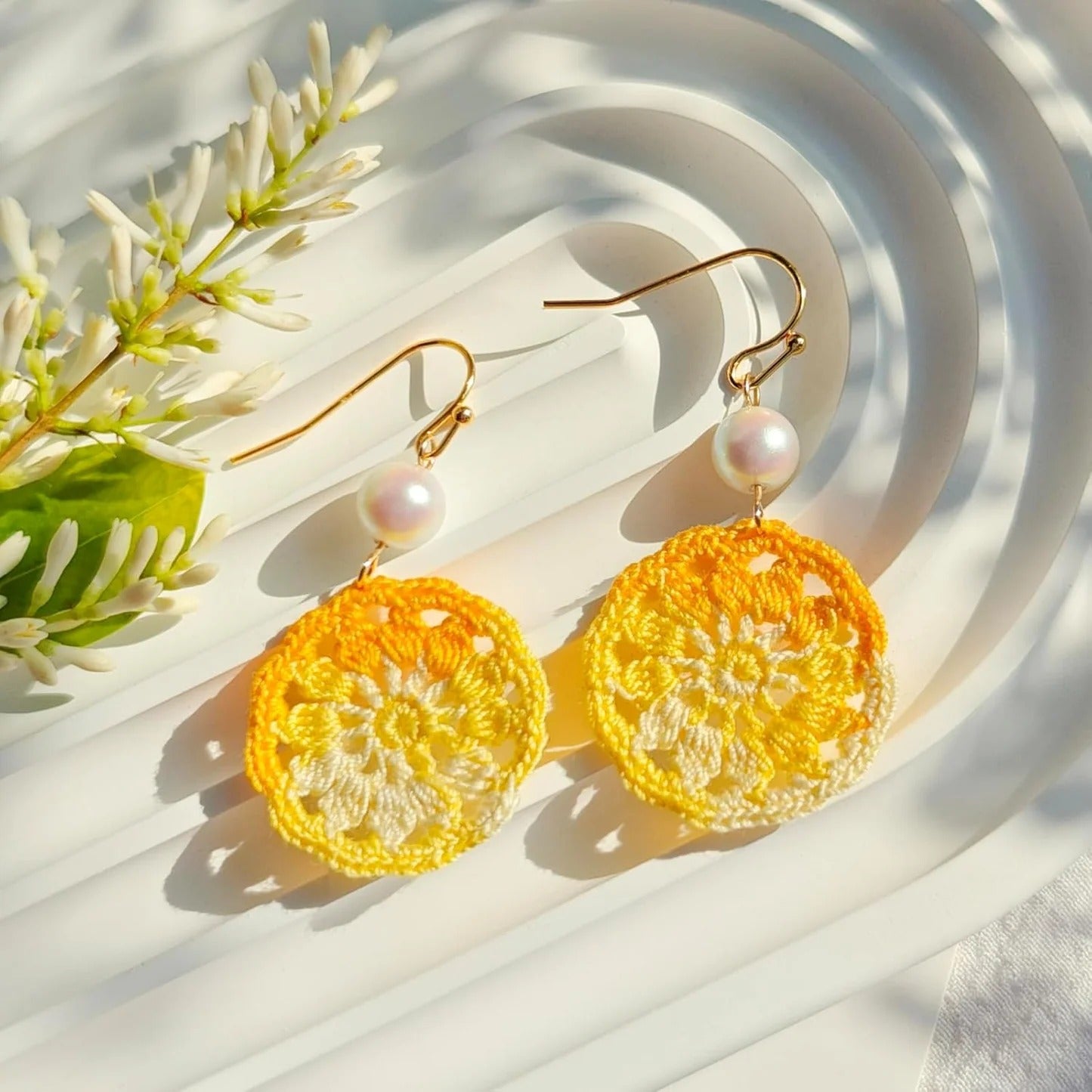 Handcrafted Crochet Earrings – Lightweight & Stylish