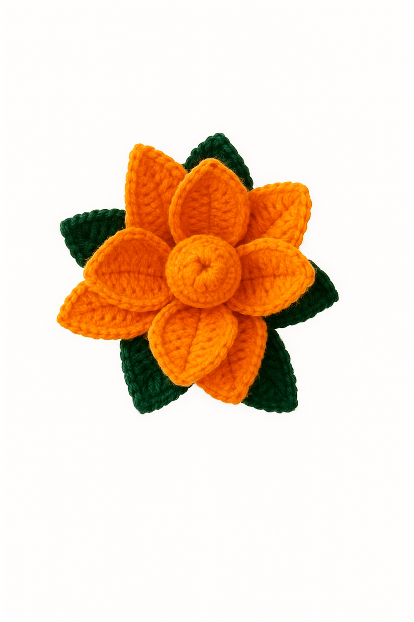 🌸 Handmade Crochet Lotus – A Symbol of Elegance &amp; Positivity 🌸