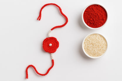 🎁 Handcrafted Crochet Rakhi – Celebrate the Sibling Bond Beautifully