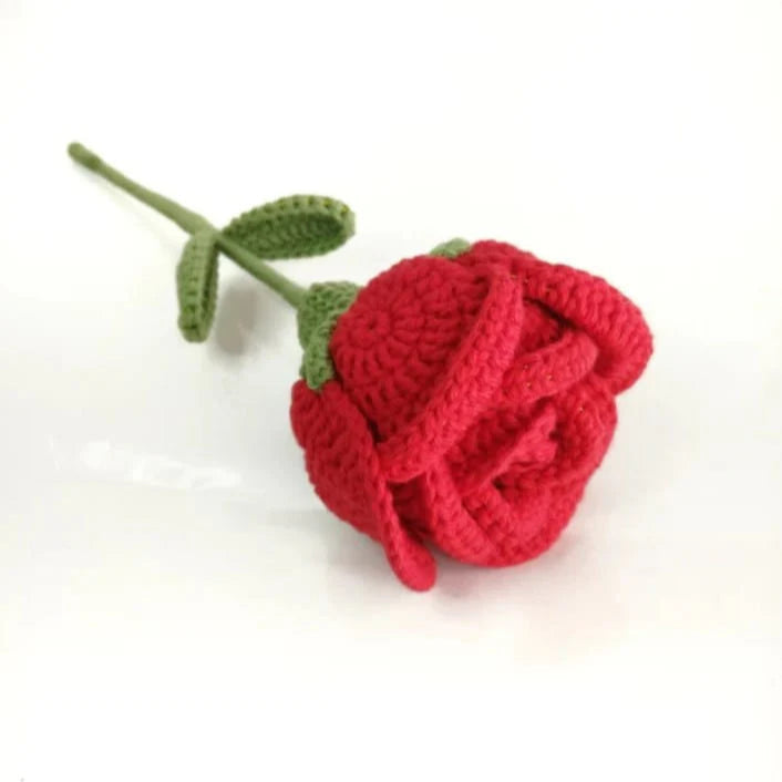 🌹 Forever Rose – Handcrafted Crochet Bloom That Never Fades